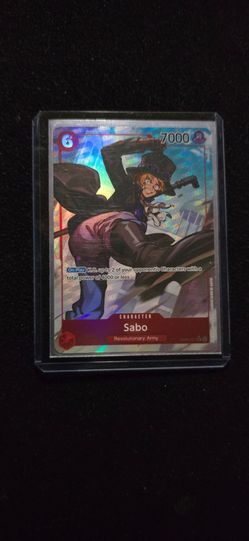 One Piece Card Game Sabo OP05-007 Super Rare Alternate Art (AA).