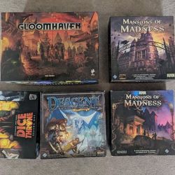 Board Games - Descent, Dice Throne