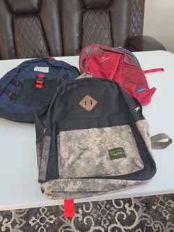 Lot of 3 Used Backpacks