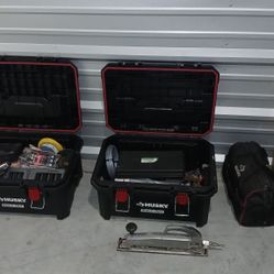 2 Husky Tool Boxes Of Random Tools
