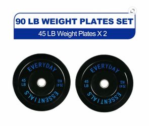 Olympic Bumper Plate Weight Plate 45lbs Pair