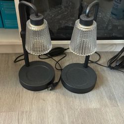 Pair Of Candle Warmers. 