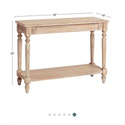 WORLD MARKET Everett Short Wood Foyer Table