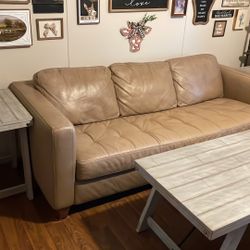 Natuzzi Italian leather Sofa/Lounger