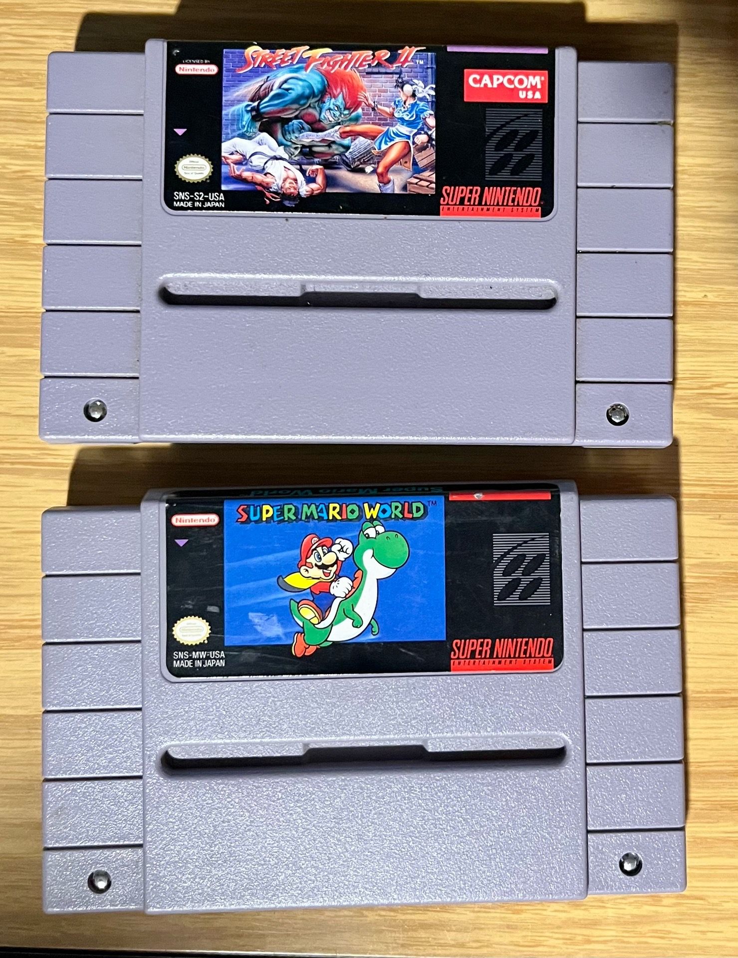 Super Nintendo games $45 for both