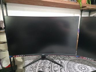 32" curved AOC C32G2ZE 32"  monitor
