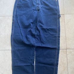 Dickie Baggy Stone Wash Denim Jeans 36x30 