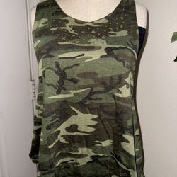 Camo Print Top