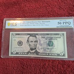 Collectible Coins & Currency Five Dollar Bill
