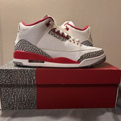 Jordan 3 cardinal Red 
