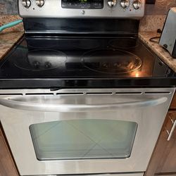 GE stainless stove