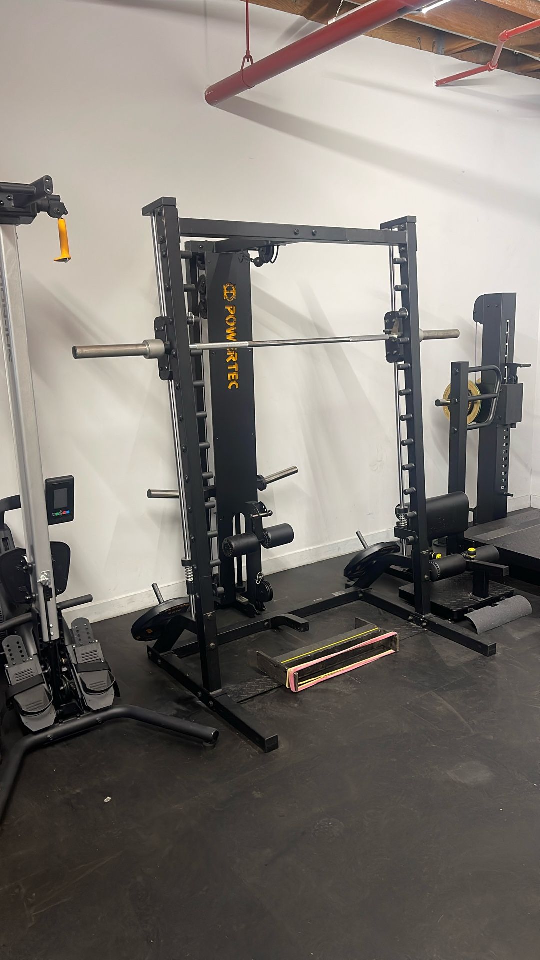 Smith machine & Dual Cable (lat pulldown + low cable row)