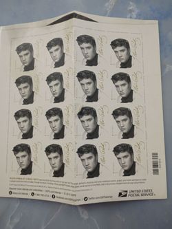 Elvis postal stamps