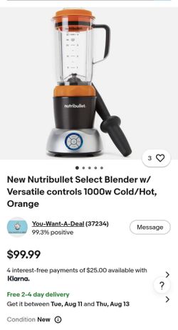 Nutribullet select brand new