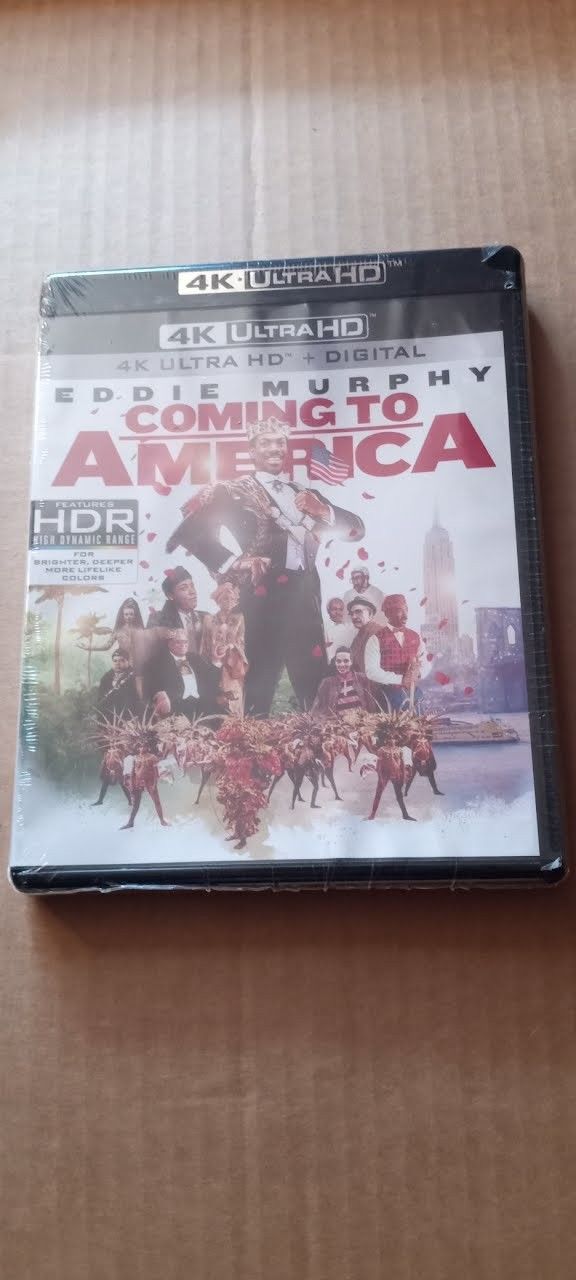 4k blu ray coming to america bluray brand new