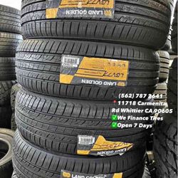 225/65R17 Land Golden Set of Tires Installed and Balanced Set de Llantas Nuevas Instaladas y Balanceadas