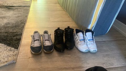 Jordan 11, Jordan 12,Jordan 11 all size 9-9.5