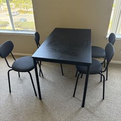 IKEA Dining Table and 4 Chairs