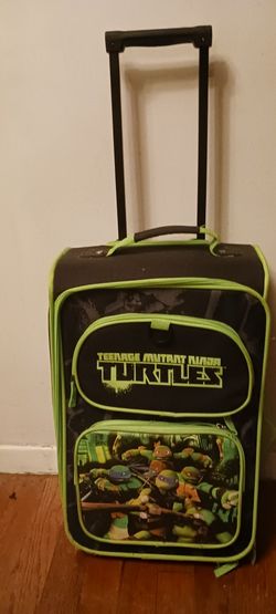 NINJA TURTLE 2 WHEEL CARRY ON SUITCASE