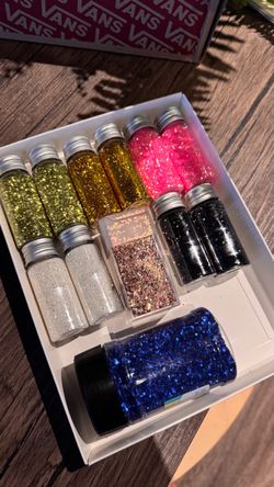 Glitter Set Assorted Colors Craft Bottles