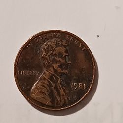 1981 Lincoln Penny With No Mint Mark extremely rare