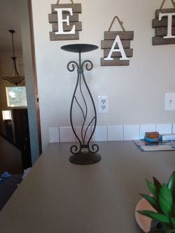 Metal Floor Candle Holder