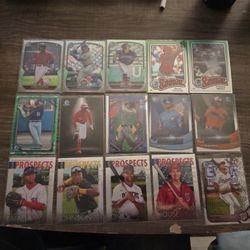 BOWMAN CHROME REFRACTORS SINGLES CHECK DESCRIPTION FOR LIST