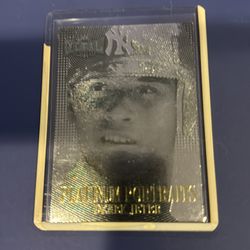 1997 METAL UNIVERSE PLATINUM PORTRAITS 4 DEREK JETER