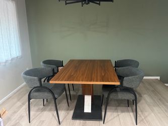 Dining room table and chairs