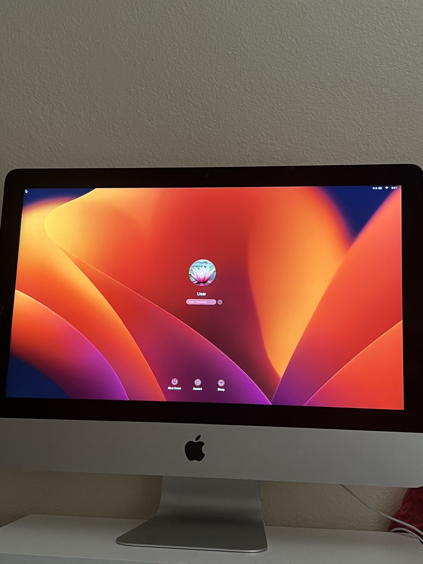 2017 iMac 21.5in (cracked)
