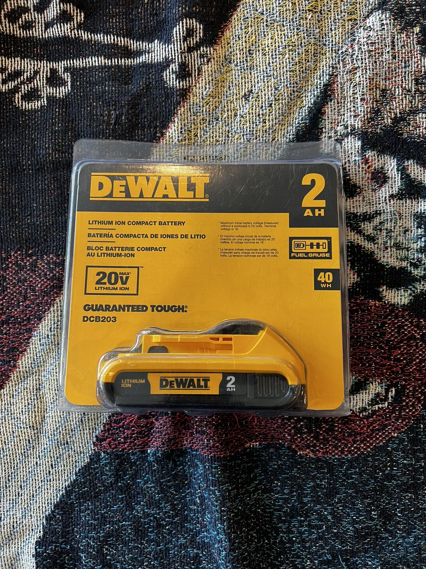 DEWALT 2ah Battery