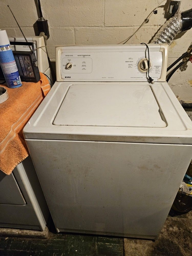 Sears Kenmore Heavy Duty Washer And Dryer Both Electric 