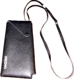 Kenzo Leather Phone Or Sunglass Bag