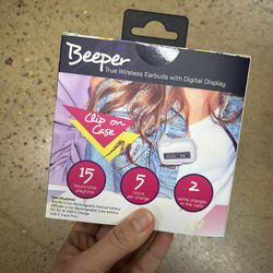 NWT true wireless ear buds with digital display 