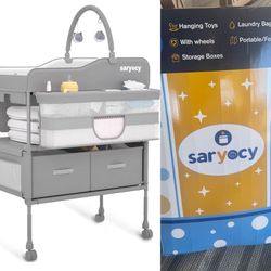 New Saryocy Baby Versatile Folding Changing Table