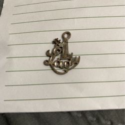 Sterling Silver #1 Lady Charm