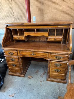 Desk and chair