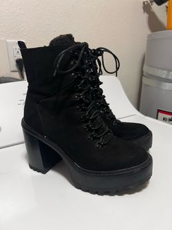 Black Platform boots