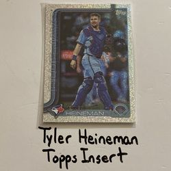 Tyler Heineman Toronto Blue Jays Catcher Topps Short Print Insert Card. 