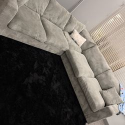 Sectional sofa grey