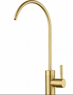 Brushed Gold Single Handle Kitchen Faucet