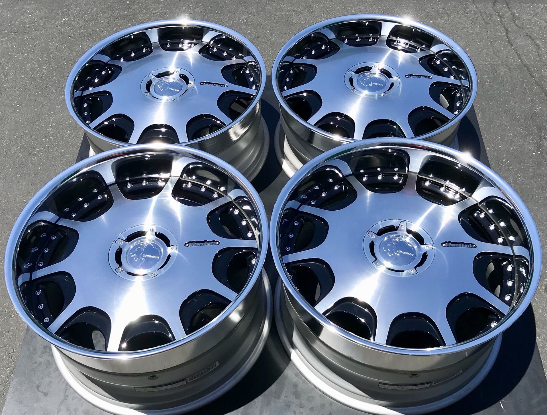20” New Lowenhart LVD Wheels 5x112 20x9 20x11 Mercedes Benz SL500 SL600 SL55 SL63 SL65 CLS500 CLS550 CLS55 CLS63 AMG Brabus BBS Lorinser Carlsson HRE