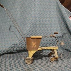 Antique/vintage metal baby doll stroller