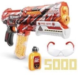 New ZURU X-Shot Hyper Gel Clutch Blaster(5,000) for Age 14+