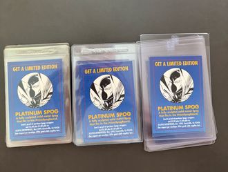 Lot of 32 of the 1993 SPAWN GET LIMITED PLATINUM SPOG TRADING CARDS