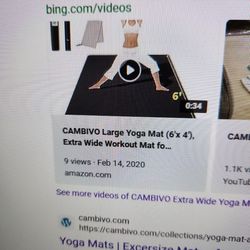 Cambivo Extra Large Yoga Mat