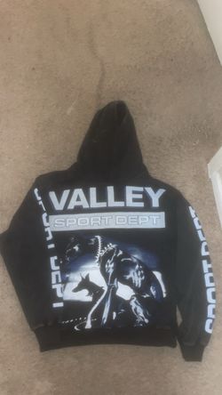 Valley Sport Dept Black Graphic Hoodie Small