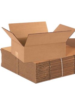 Medium Shipping Boxes 12"x9"x4" Corrugated Cardboard Cartons (25 Pack)=Pallet-826