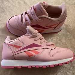 Tricolor Pink Reebok Sneakers Toddler Girls Size10 New W/o Box