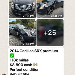 2014 Cadillac SRX PREMIUM 
